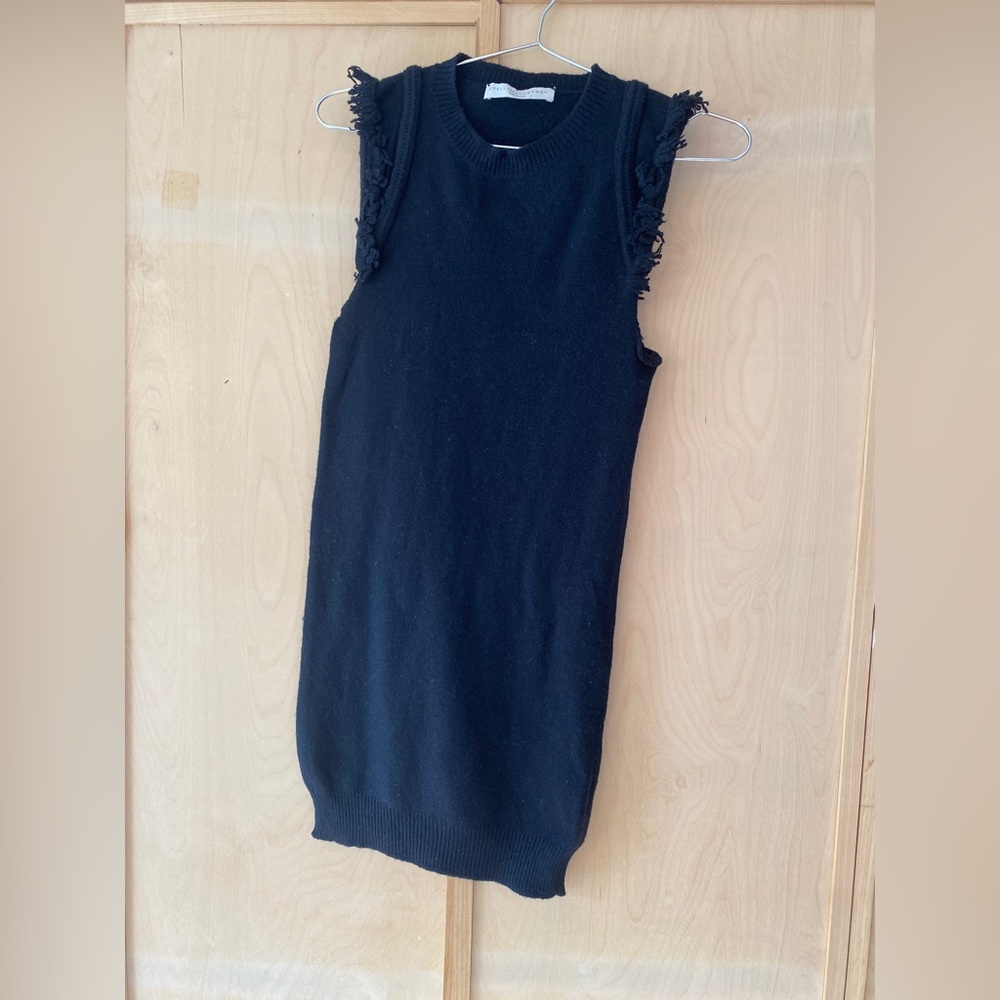 Stella McCartney Black Wool Dress - Size 38
